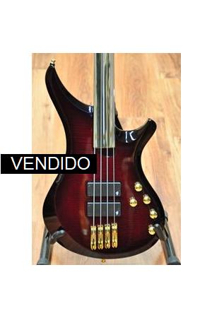 Vigier Passion IV Delta Fretless Burgundy Vigier Passion IV Delta Fretless Burgundy